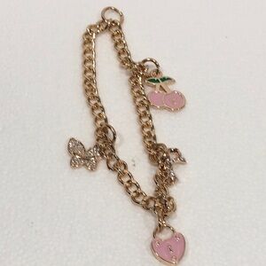 Juicy Couture Gold Charm Chain Accessory